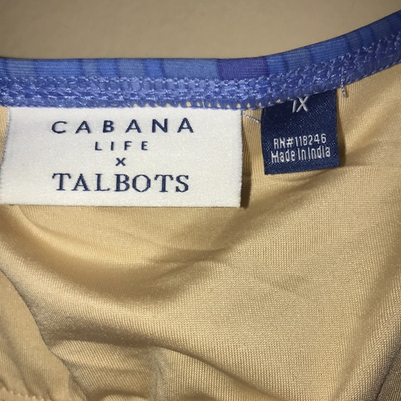 Cabana Life x Talbots Women’s Matching Set Beach Swim Tunic and Tankini Top - Picture 15 of 16